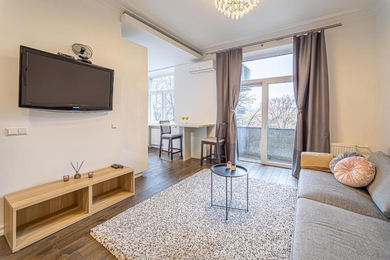 Zalgiris Arena Apartment With Ac Kaunas Exterior photo